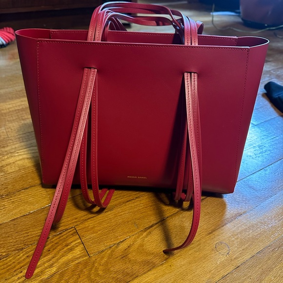 MANSUR GAVRIEL Red Fringe Handbag - Picture 10 of 10